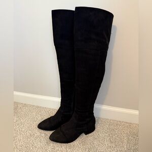 Black Over-the-Knee Women's Boots
